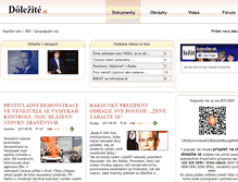 Tablet Screenshot of dolezite.sk